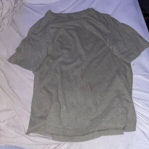 Greenish gray unisex shirt
